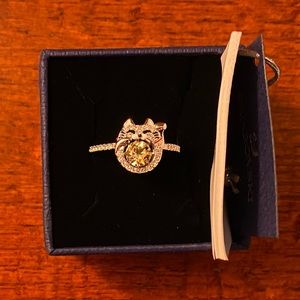 Swarovski Sparkling Dance Cat Ring